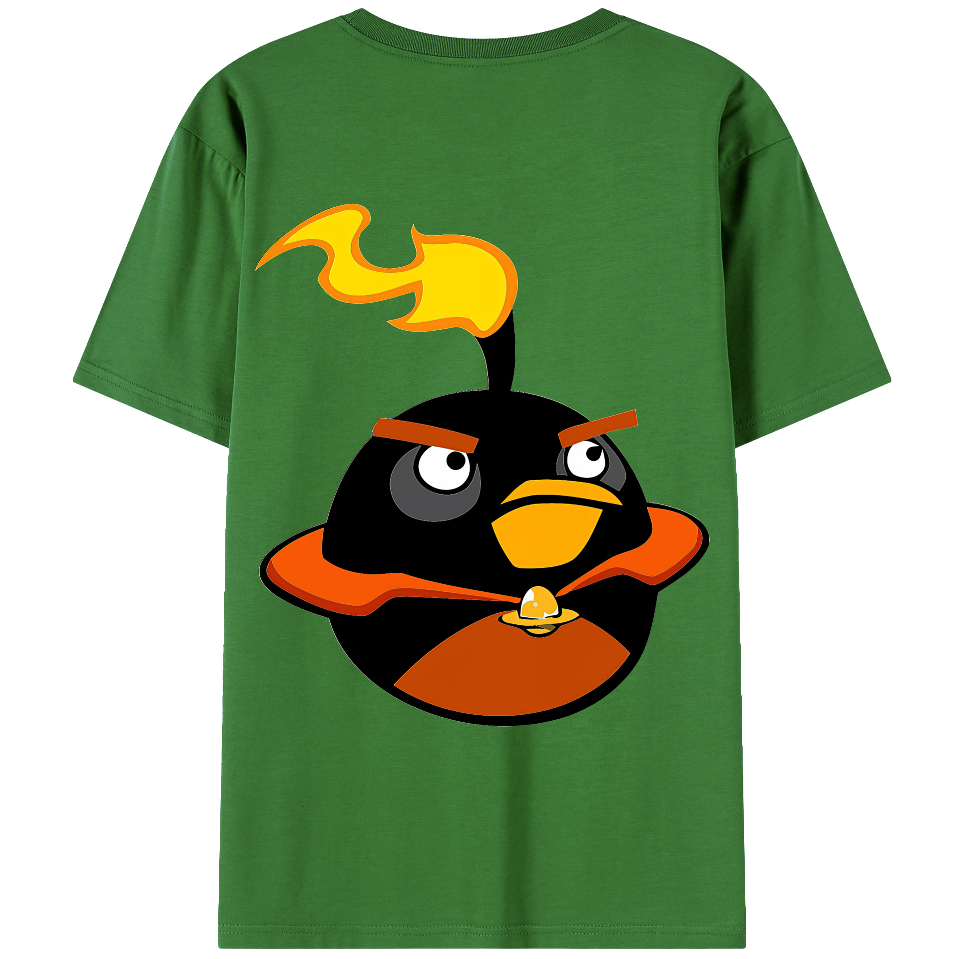 （画像用） Angry Birds アングリーバード レディース半袖Tシャツ(バックプリント)